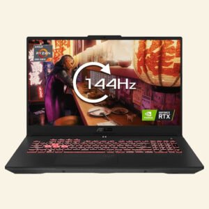 ASUS TUF FA707RM 17.3 Gaming Laptop, AMD Ryzen R7-6800H, Nvidia GeForce RTX 3060, 16GB RAM, 1TB SSD