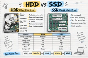 HDD vs SSD: Understanding the Key Differences in Storage Technology