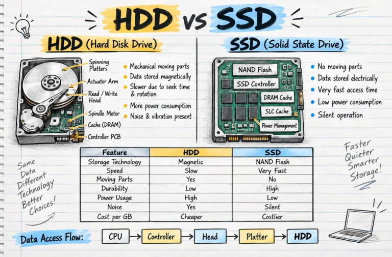 HDD vs SSD: Understanding the Key Differences in Storage Technology